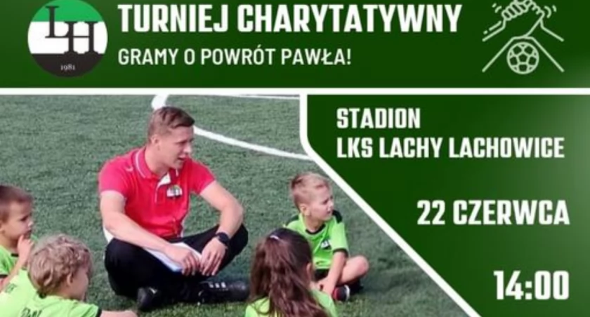 Zaproszenie na Turniej Charytatywny dla Pawła Gacha