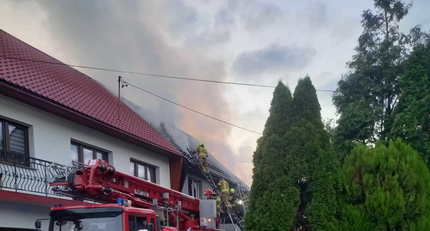 Duży pożar w Osielcu 