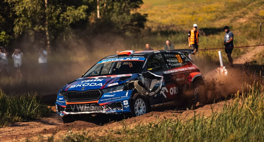 Miko Marczyk i Szymon Gospodarczyk - ustanowili najlepszy czas w historii toru w kategorii Rally2 / R5