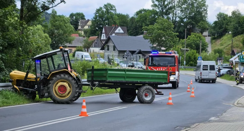 Kolejny wypadek na drogach powiatu suskiego (Aktualizacja)