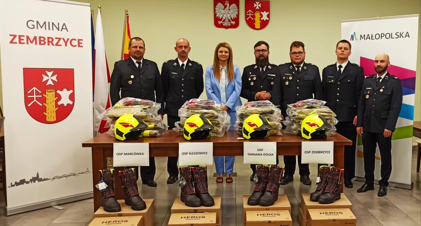 Nowy sprzęt dla strażaków z Gminy Zembrzyce