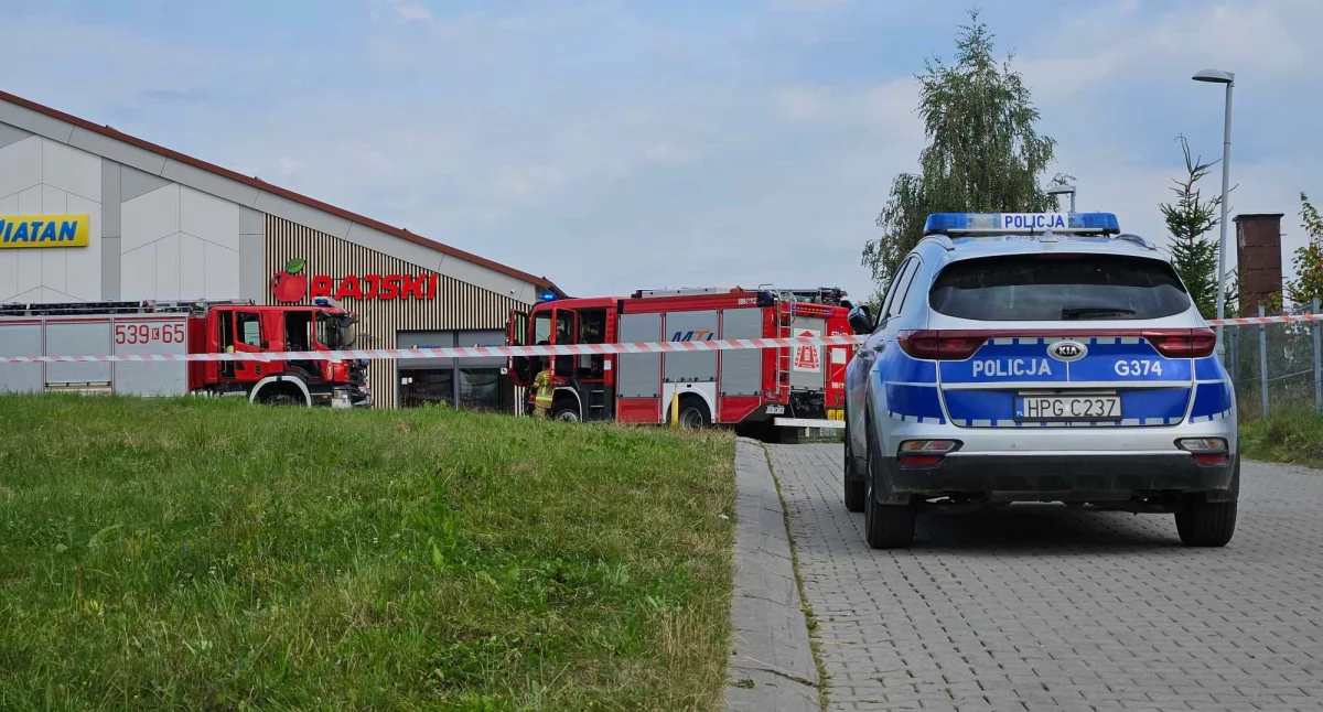 Jordanów: Ewakuowano sklep 