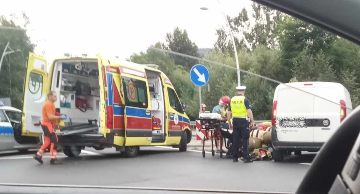 Wypadek na suskim skrzyżowaniu! Tym razem powód inny niż zazwyczaj