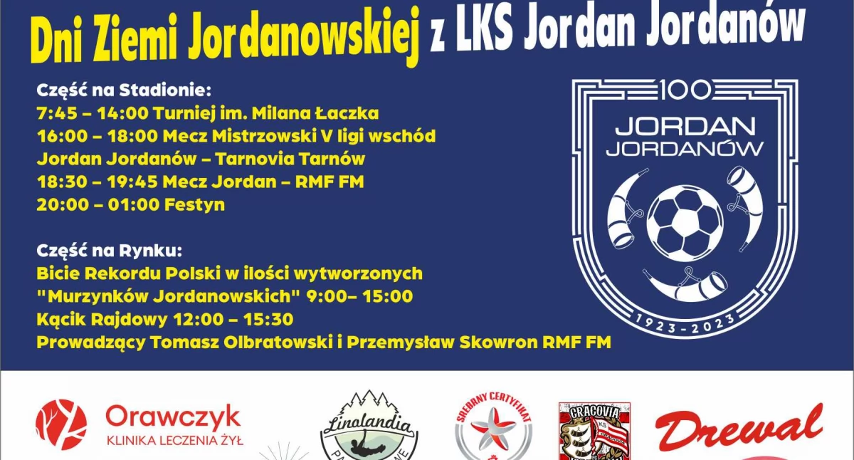 Pełna atrakcji piłkarska sobota w Jordanowie dla małych i dużych