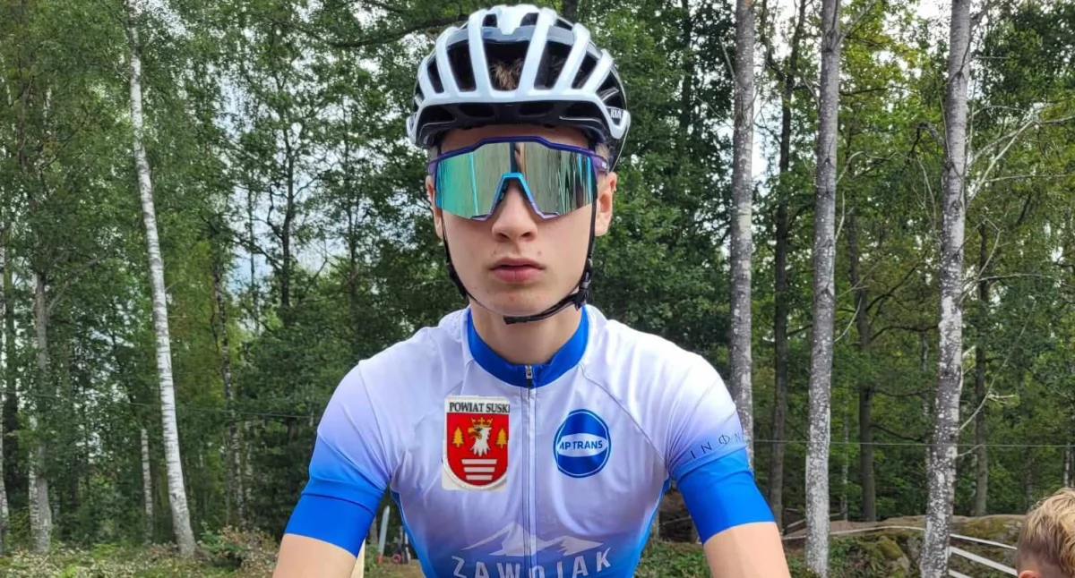 Maks Matyasik wśród najlepszych kolarzy górskich w Europie. Sekunda do podium...