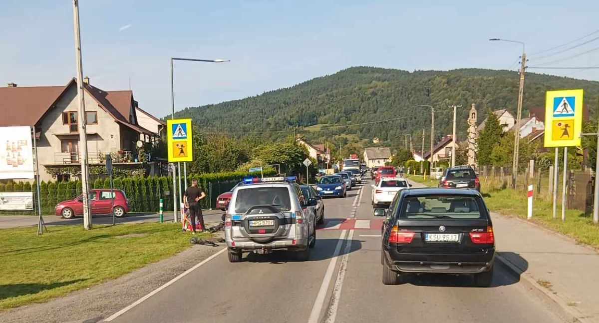 (AKTUALIZACJA) Potrącenie w Stryszawie 