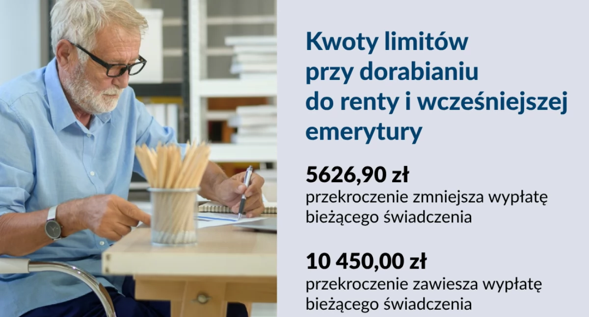 Mniej dorobią renciści i wcześniejsi emeryci