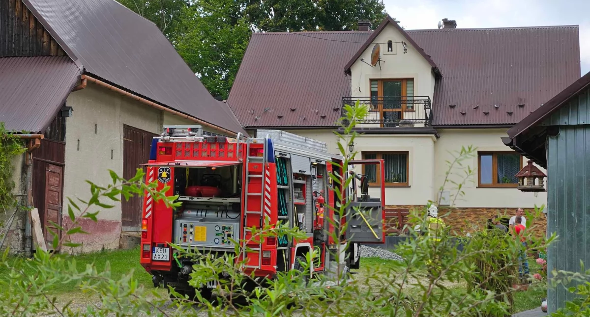 Pożar w Skawicy Suchej Górze (Aktualizacja)