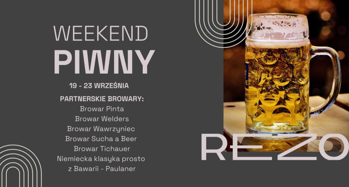 Weekend Piwny w REZO - 19-23 września