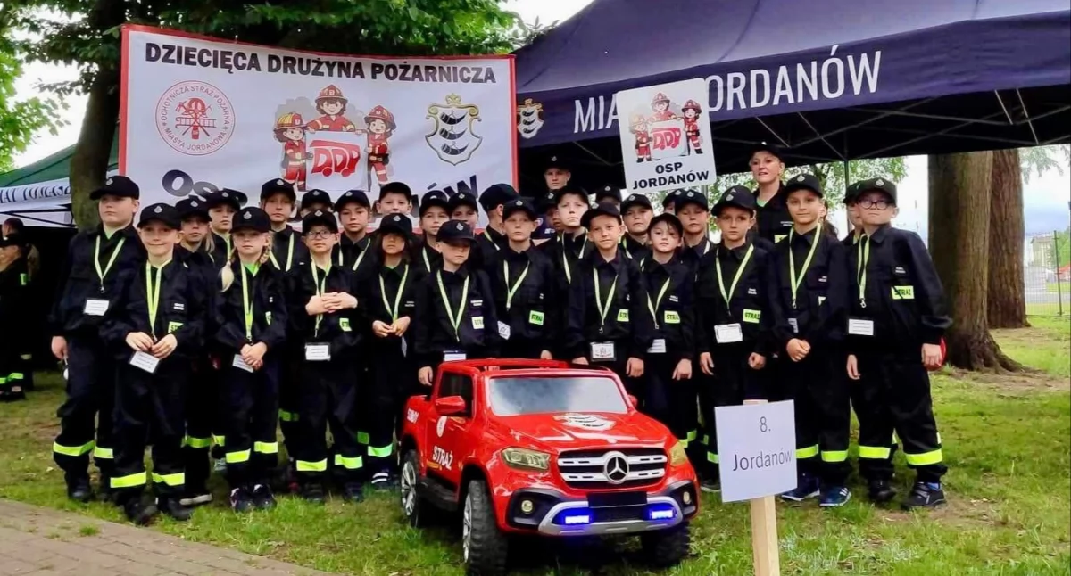 OSP Jordanów dziękuje za wsparcie w ramach zadania Mały Strażak