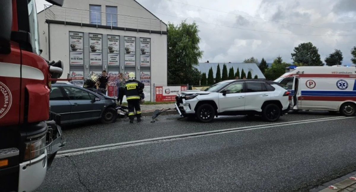 Jordanów: Droga krajowa 28 nieprzejezdna (video)