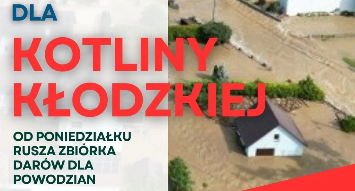 Maków Podhalański włącza się w pomoc dla mieszkańców Kotliny Kłodzkiej dotkniętych powodzią