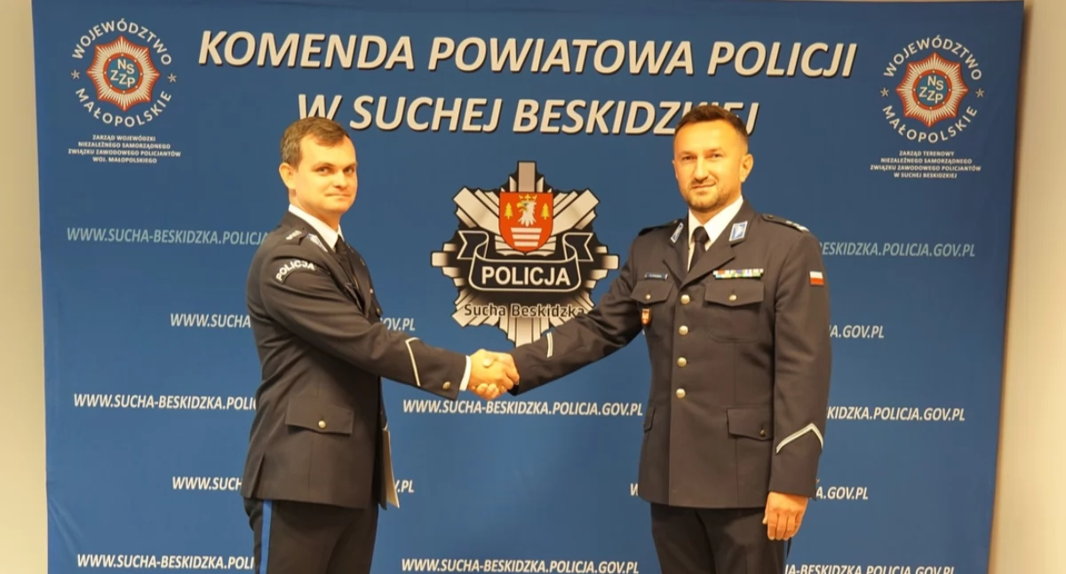 Komendant Powiatowy Policji w Suchej Beskidzkiej ma zastępcę 