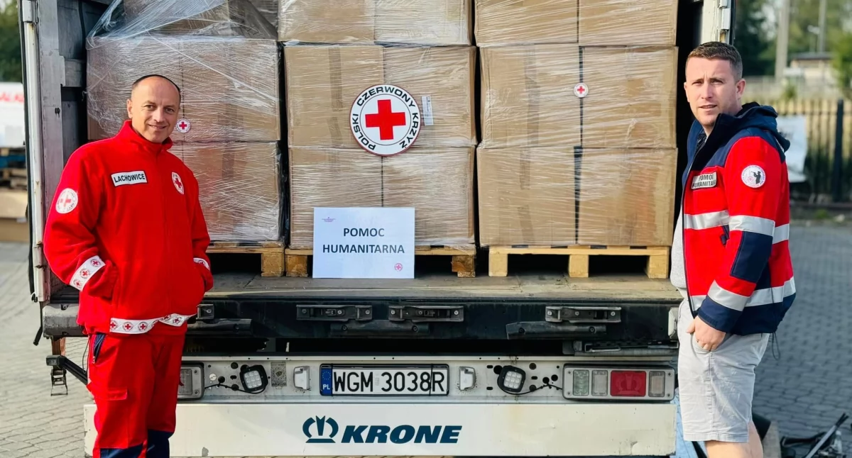 Lachowicki oddział PCK wysłał do Kłodzka 35 palet pomocy dla powodzian 