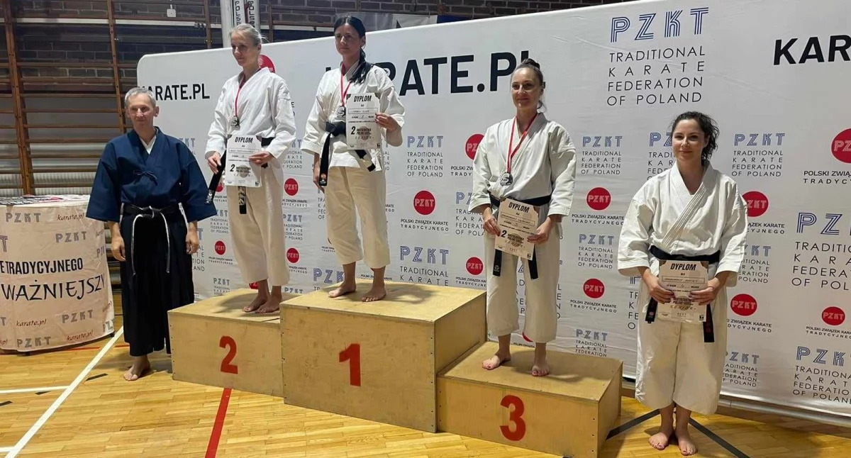 Izabela Śliwa i Andrzej Ryś medalistami mistrzostw Polski w karate tradycyjnym 