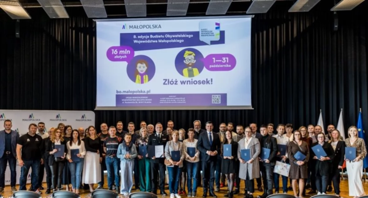 Poznaliśmy zwycięzców 7. edycji Budżetu Obywatelskiego Województwa Małopolskiego. Wśród laureatów propozycje z powiatu suskiego! 