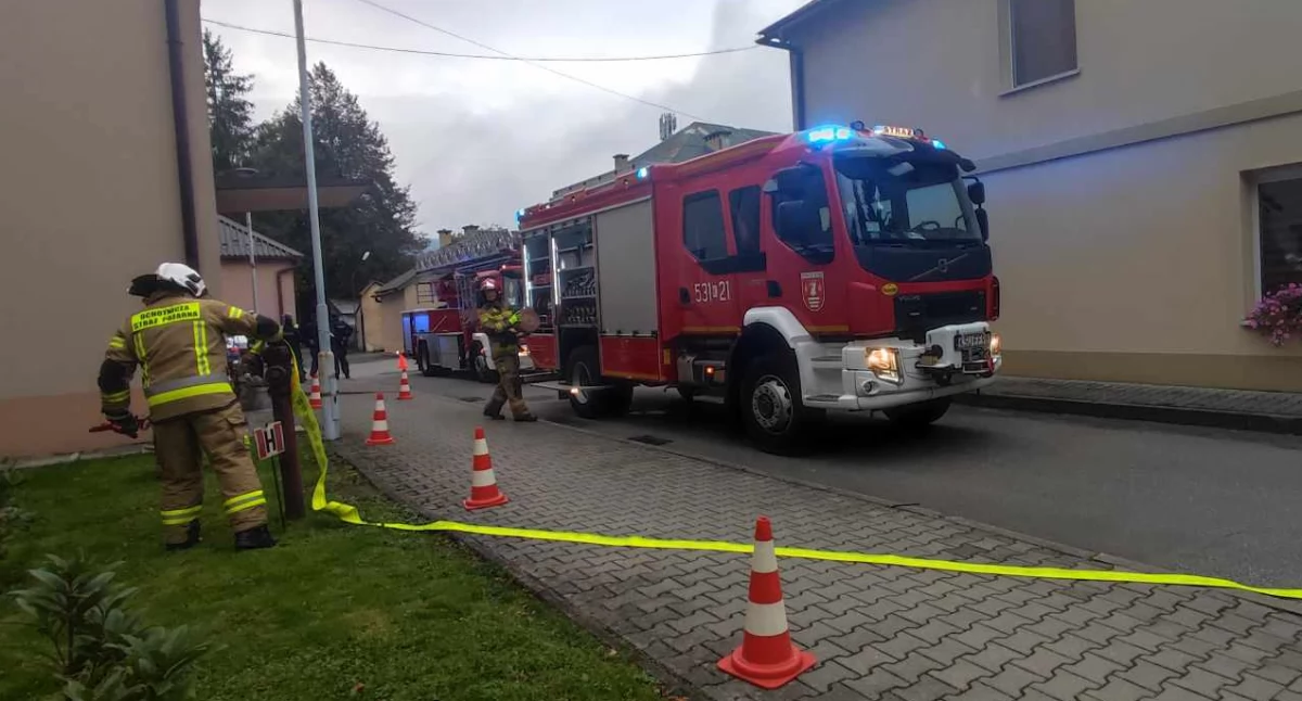 Pożar w makowskim szpitalu, ale tym razem na niby 