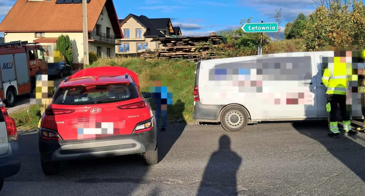 Kolizja w Naprawie. Sprawczyni ukarana mandatem 