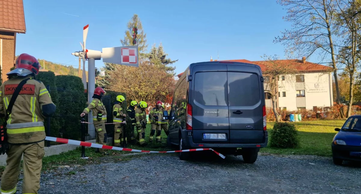 Niespodziewane zdarzenie w Makowie Podhalańskim – strażacy w akcji!