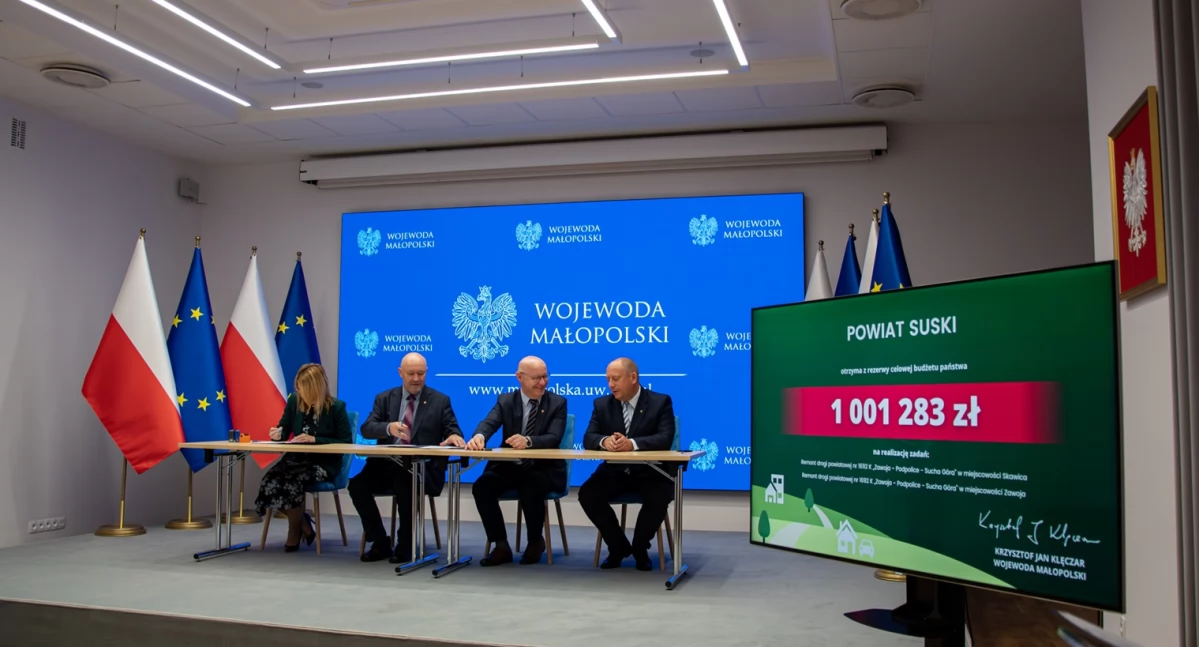 Milion złotych na remont drogi powiatowej w gminie Zawoja!