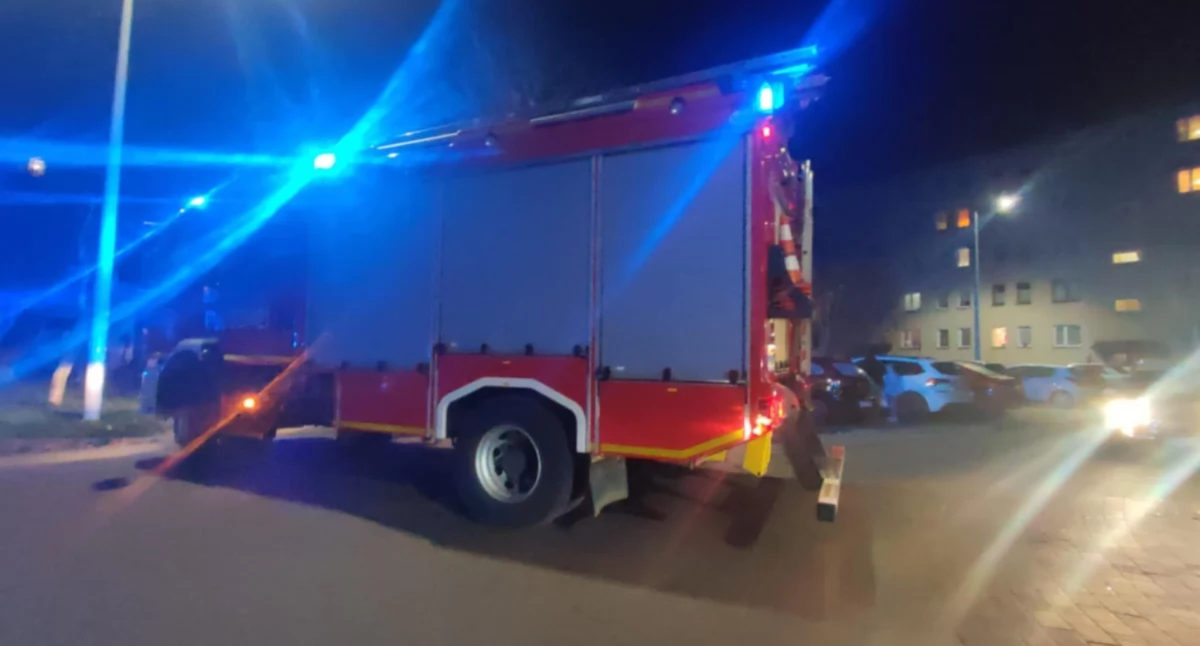 Interwencja straży pożarnej w Makowie Podhalańskim 