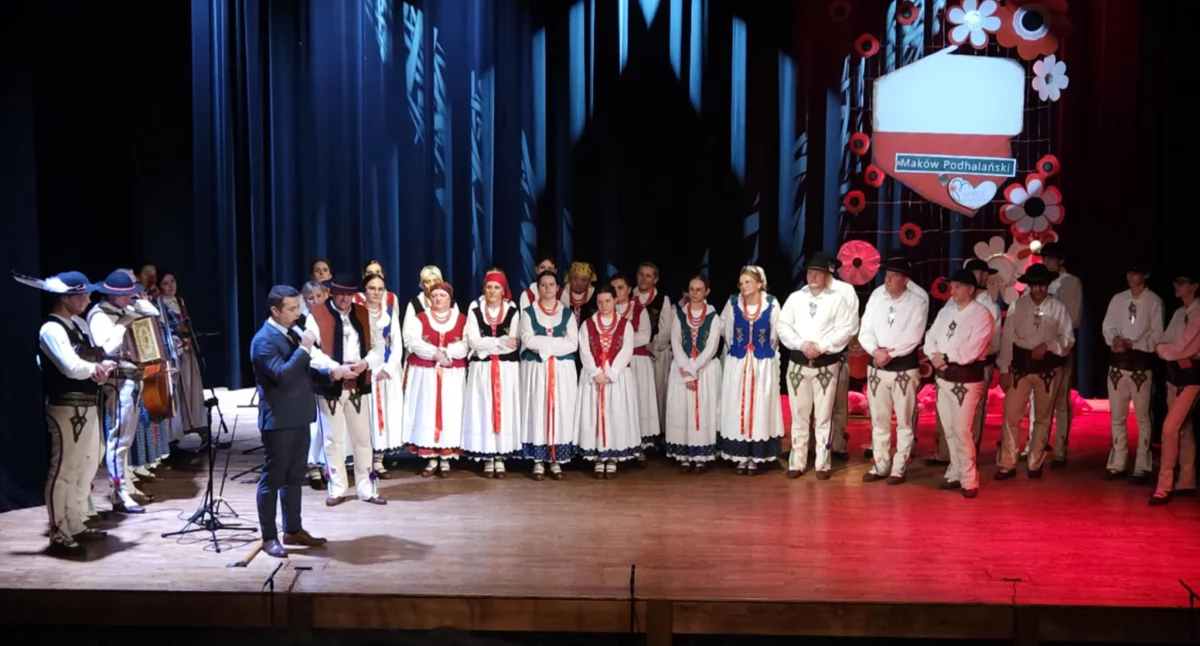 Zachwycający koncert Zespołu Regionalnego Zbyrcok w Makowie Podhalańskim