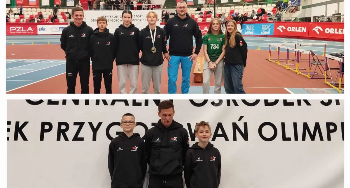 Julia Balcer i Nikodem Kołodziej z medalami podczas ogólnopolskich zawodów w Spale