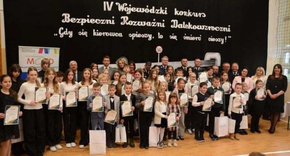 Sukces „Krasnali” z Suchej Beskidzkiej w wojewódzkim konkursie BRD!