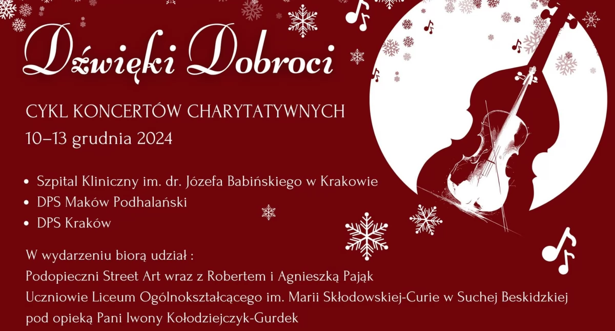 Popłyną dźwięki dobroci. Pomóc może każdy!