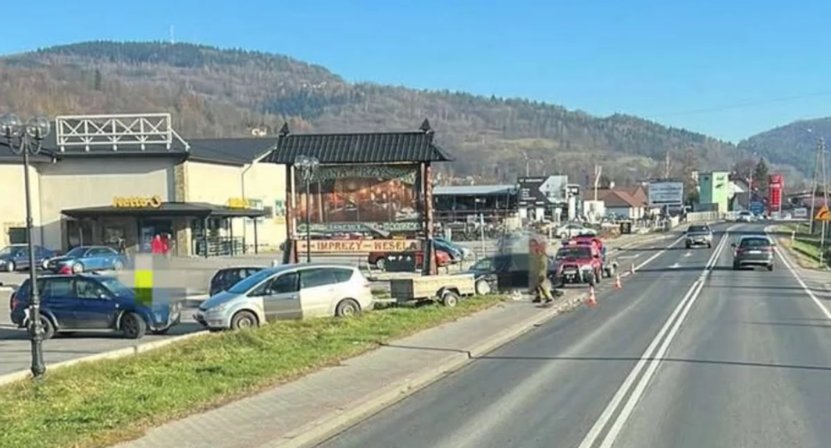 Kraksa na drodze krajowej 28. Znamy szczegóły zdarzenia 