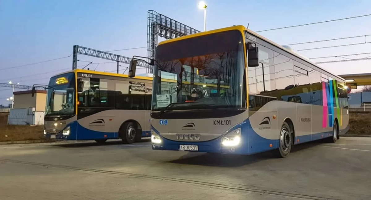 Dwie Małopolskie Linie Dowozowe w powiecie suskim 