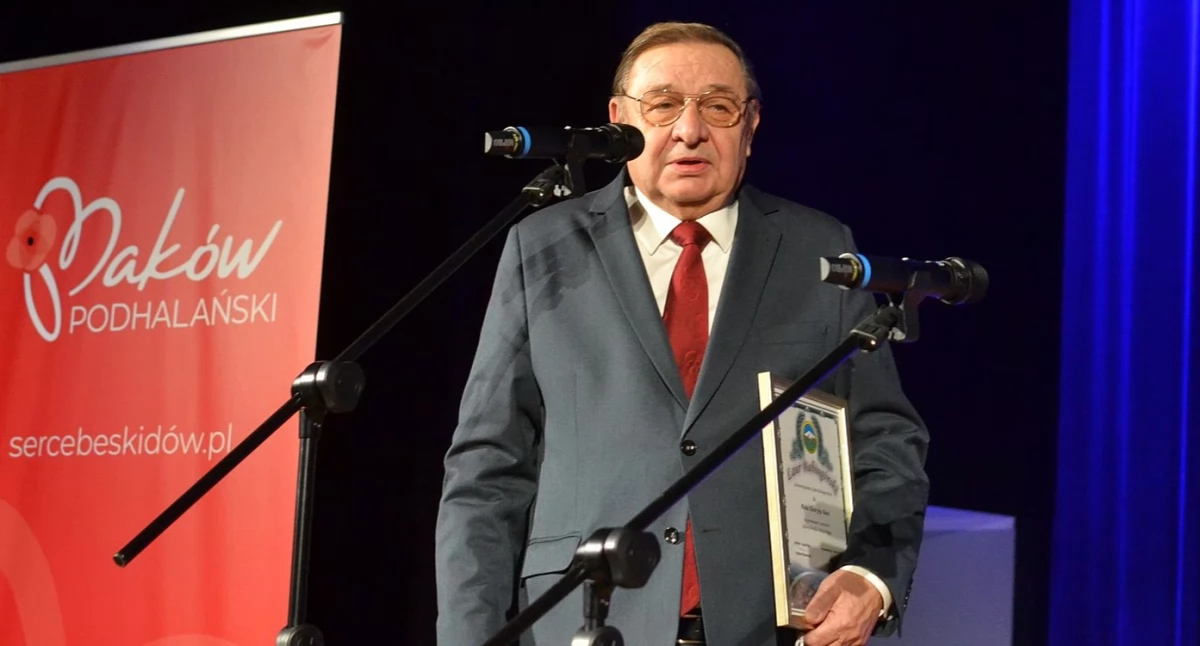 Henryk Bania uhonorowany Laurem Babiogórskim 
