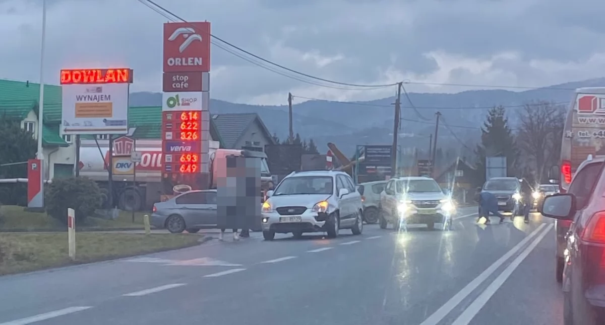 Kolizja w Białce