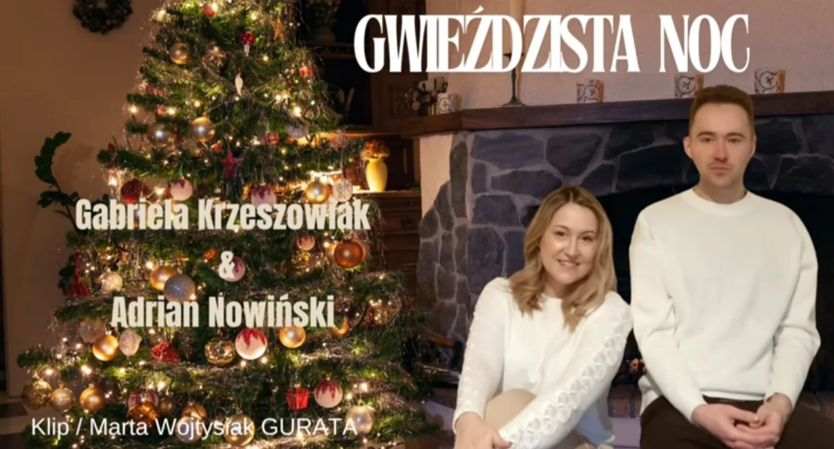 Świąteczna piosenka Gabrieli Krzeszowiak i Adriana Adu Nowińskiego „Gwieździsta noc” 