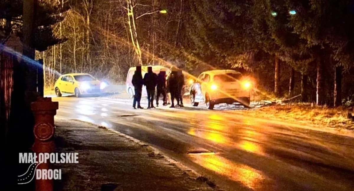 Niespokojne godziny na drogach powiatu suskiego 