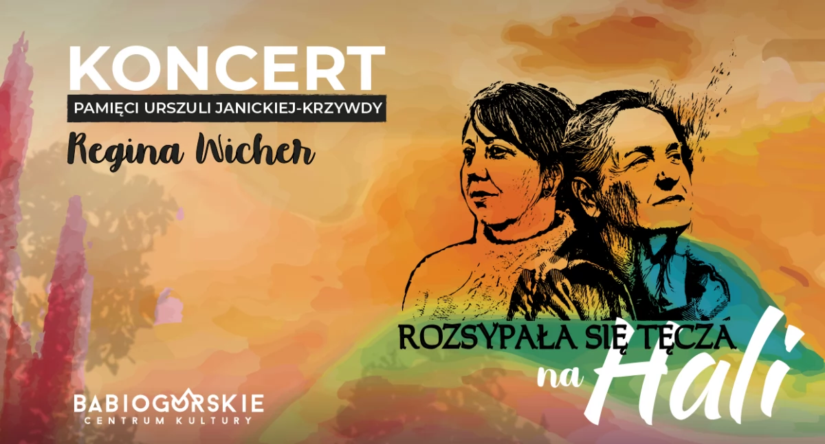 „Rozsypała się tęcza na hali” koncert Reginy Wicher w Babiogórskim Centrum Kultury