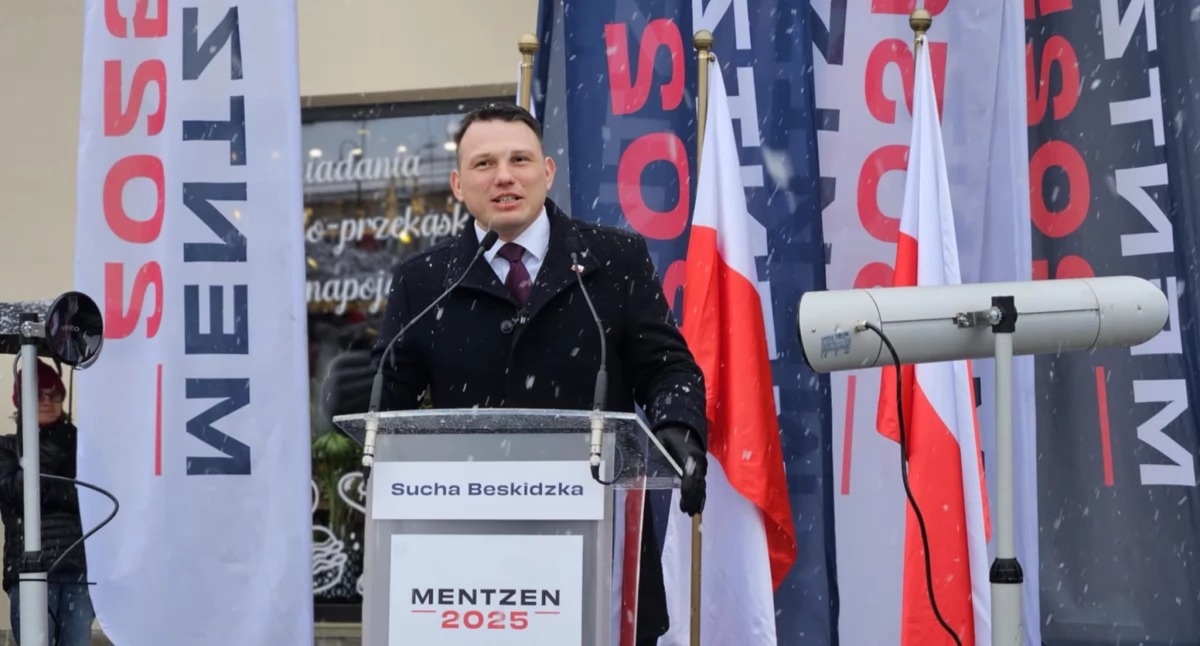 Sławomir Menzten odwiedził Suchą Beskidzką