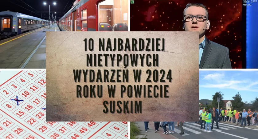 10 najbardziej nietypowych wydarzeń w 2024 roku w powiecie suskim [ZAGŁOSUJ]