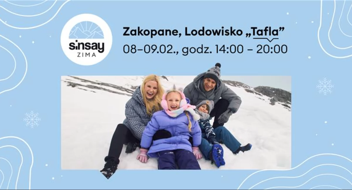 Sinsay Zima – weekend pełen atrakcji na lodowisku w Zakopanem 