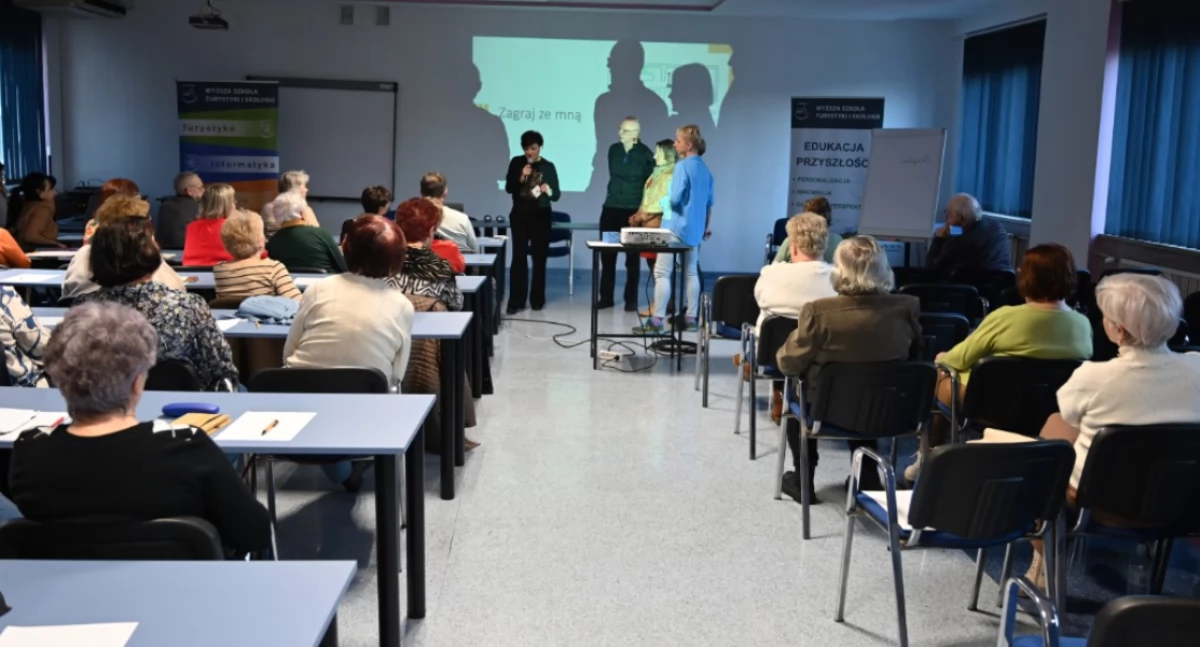 Trening czyni mistrza – za nami pierwsze spotkanie Uniwersytetu Trzeciego Wieku w 2025 roku 