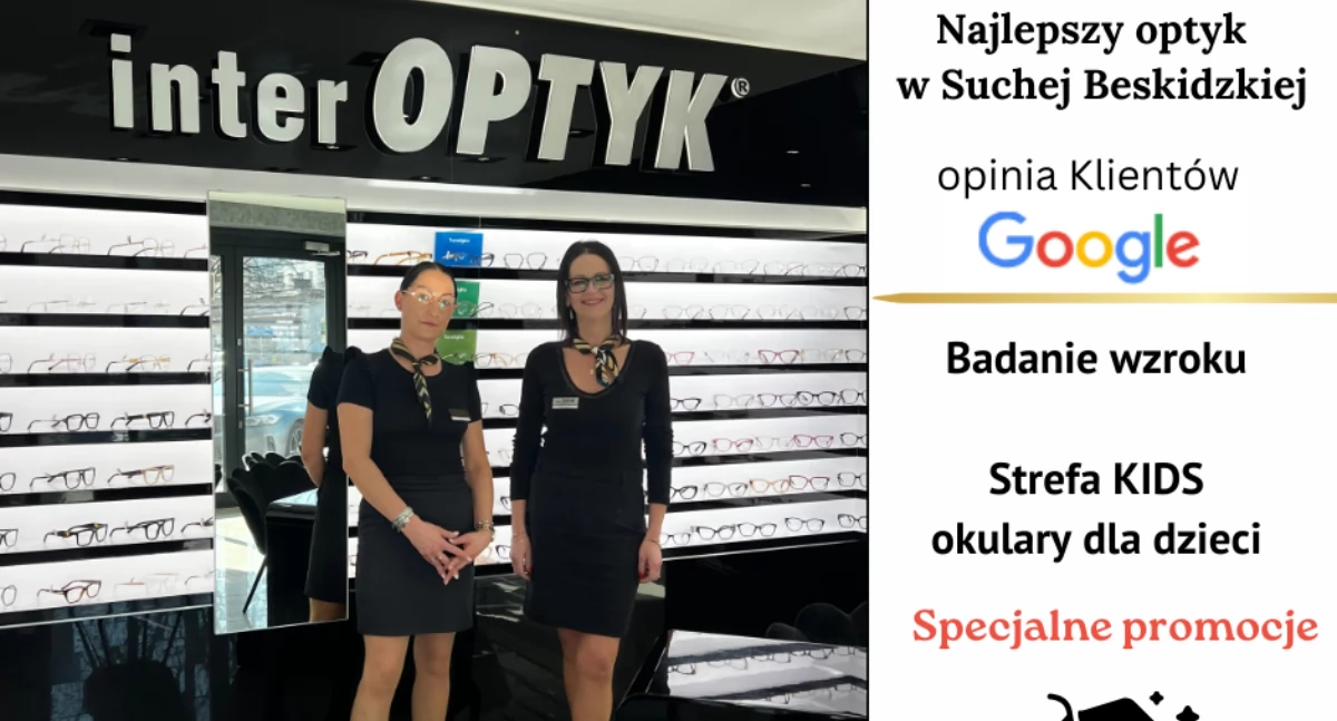 Zadbaj o swoje oczy z Inter Optyk w Suchej Beskidzkiej – Skorzystaj z wielu promocji!