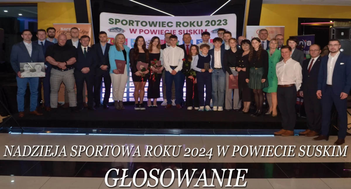 Oddaj głos na najpopularniejszą Sportową Nadzieję Powiatu Suskiego - Głosowanie Online 2025