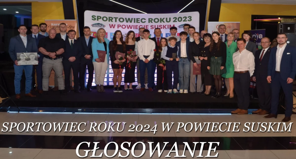 Sportowiec Roku 2024 - poznaj nazwiska nominowanych, zagłosuj na najpopularniejszego zawodnika z naszego powiatu