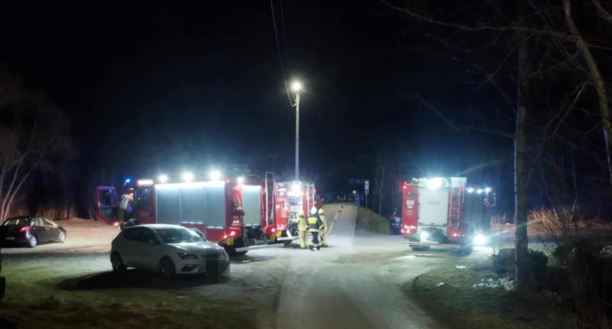 Białka: Pożar w kotłowni 