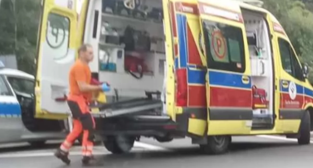 Poszkodowana w wypadku 10-latka zabrana do szpitala 