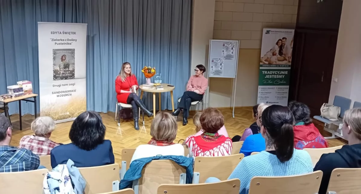 Spotkanie autorskie z Edytą Świętek w Jordanowskim Centrum Kultury