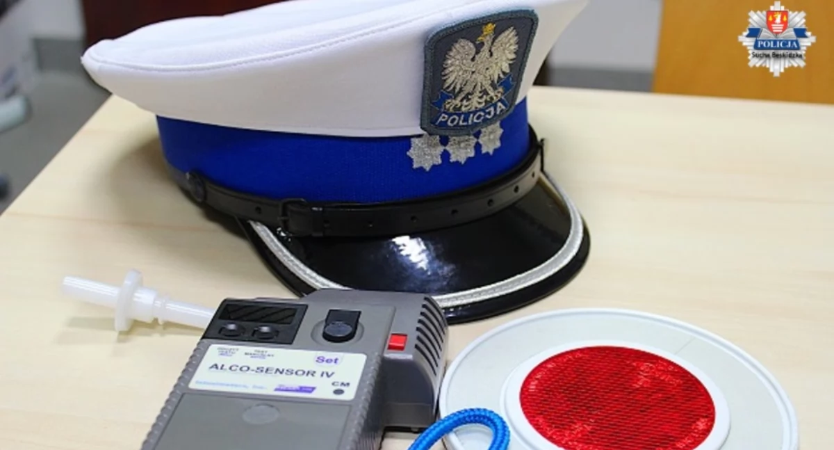 Wpadł podczas kontroli drogowej. Jak w ogóle dał radę jechać?