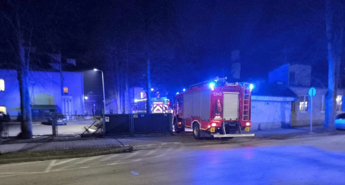 Strażacy interweniowali w makowskim szpitalu 