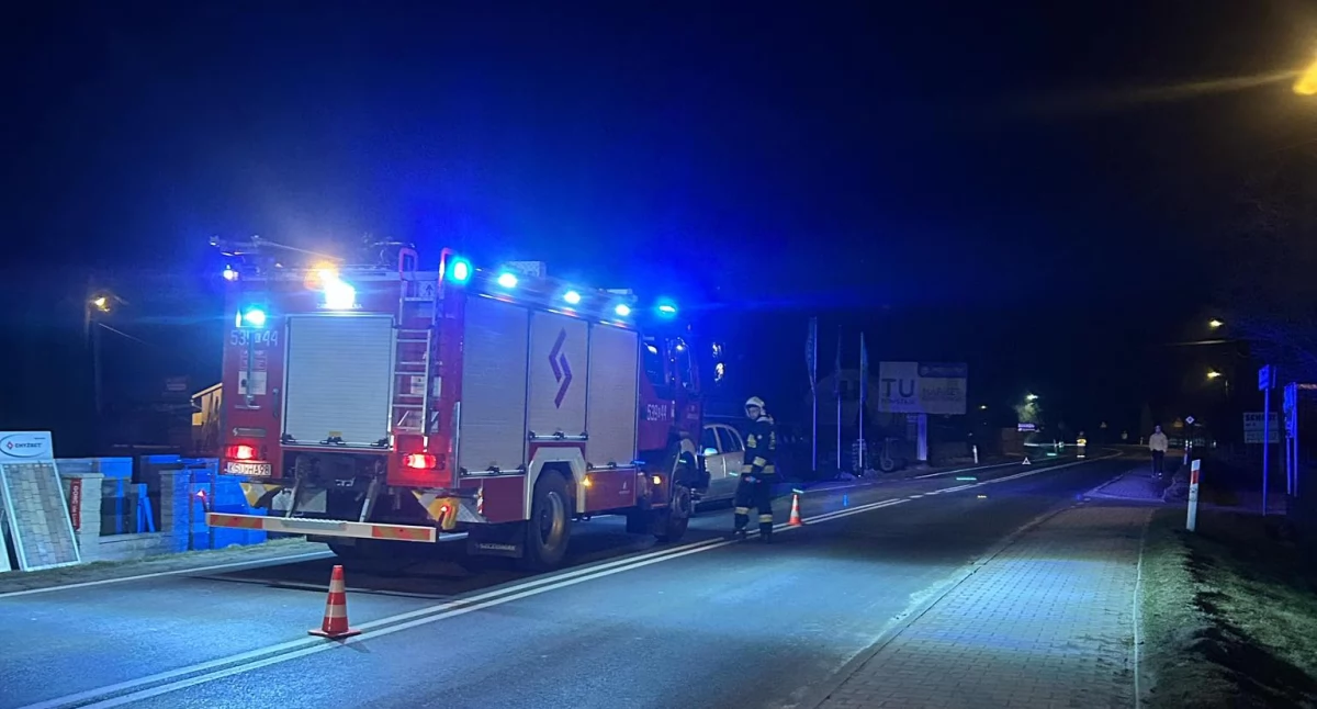 Wieczorna kolizja w Zawoi 