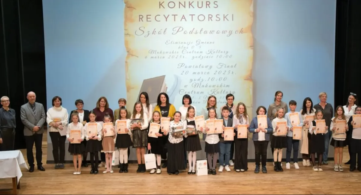 Kto najlepiej recytował w powiatowym konkursie dla klas 0-V?